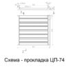 Прокладка ЦП 74-021МК 20ПД17